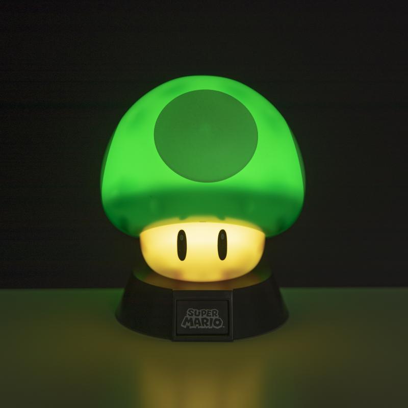 Nintendo Super Mario 1Up Mushroom Icon Light v.2 / Lampka Nintendo Super Mario 1Up - Grzybek