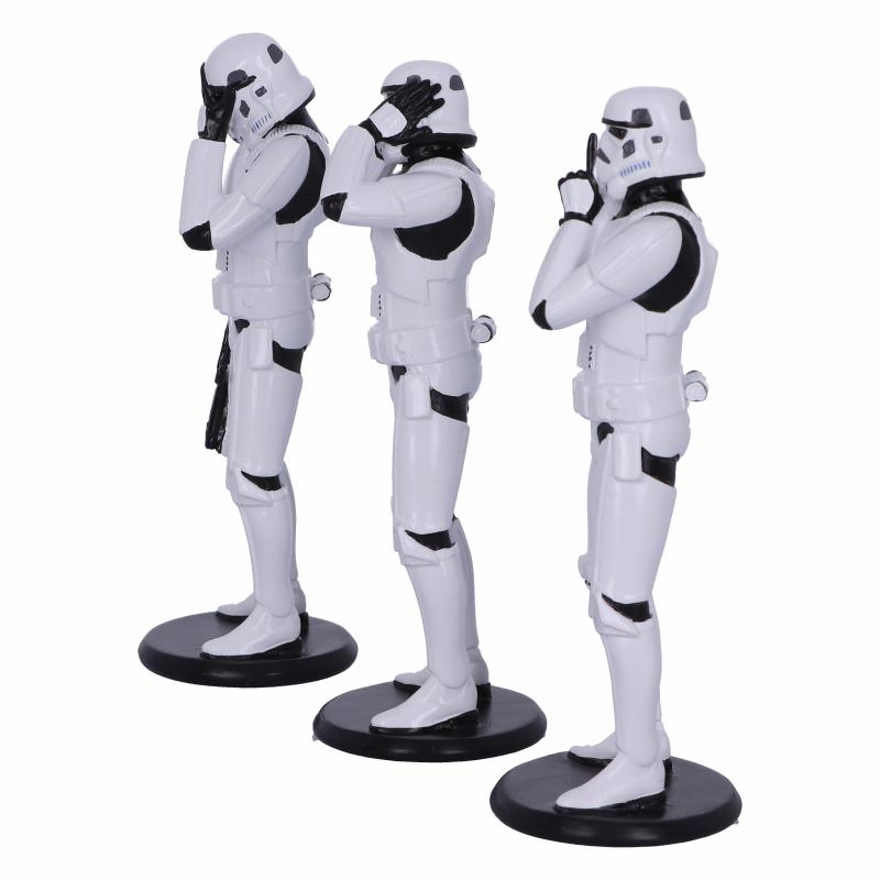 Star Wars Stormtrooper Three Wise (high: 14cm) / Zestaw 3 figurek Gwiezdne Wojny Szturmowiec - trzy mądrale