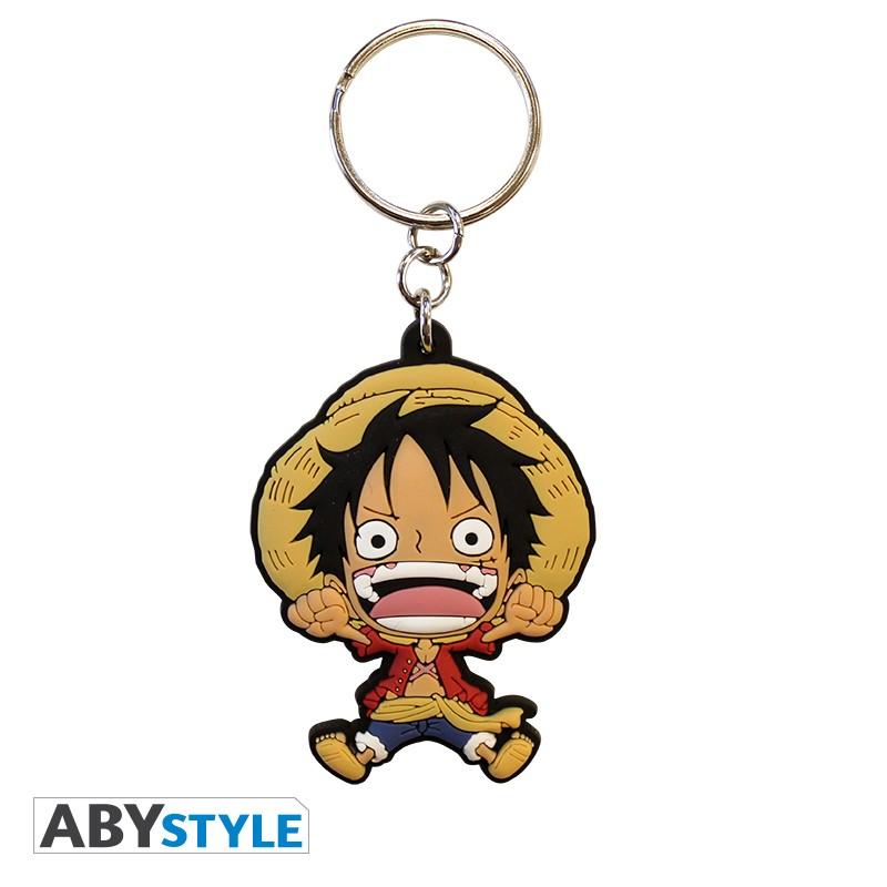 ONE PIECE Keychain PVC - Luffy SD / brelok PVC One Piece - Luffy SD - ABS