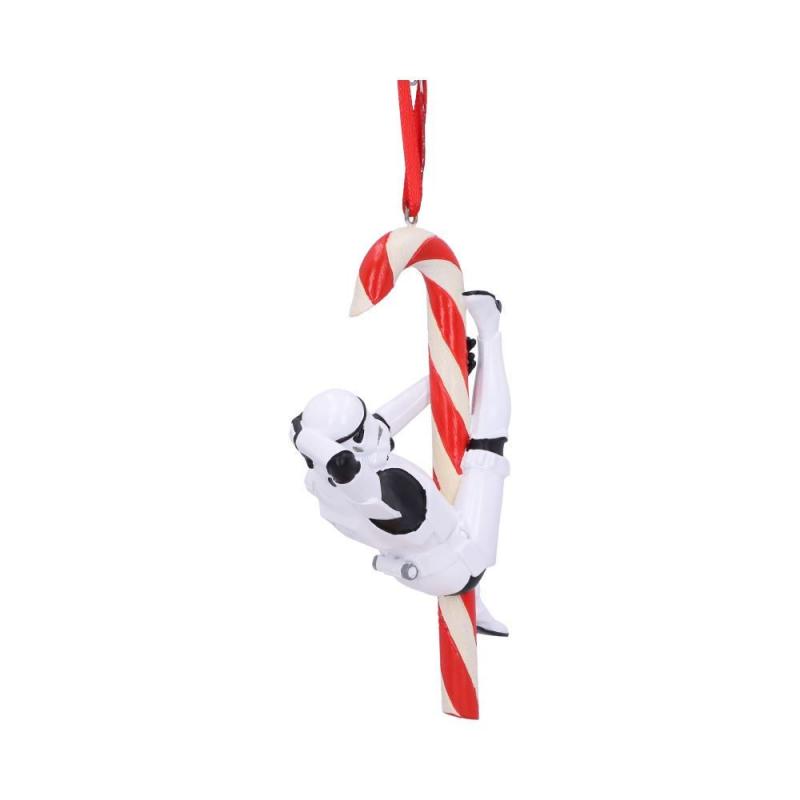 Star Wars Stormtrooper Candy Cane Hanging Ornament (12 cm) / wisząca ozdoba Gwiezdne Wojny - Szturmowiec na lukrecji (12 cm)