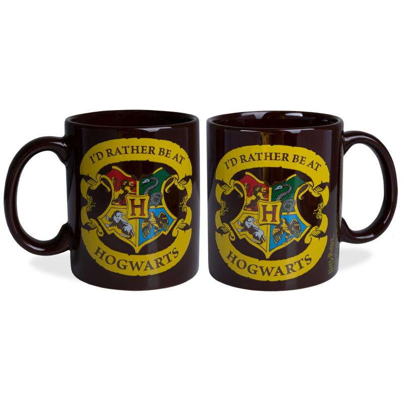 Harry Potter (Rather be at Hogwarts) gift set incl: mug, coaster and keychain / zestaw prezentowy Harry Potter: kubek, podkładka, brelok