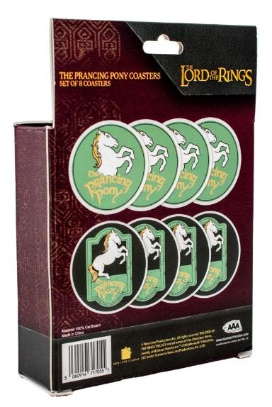 Lord of the Rings: Prancing Pony Coasters (6 pcs) / Władca Pierścieni zestaw podkładek - Pod Rozbrykanym Kucykiem (6 szt)