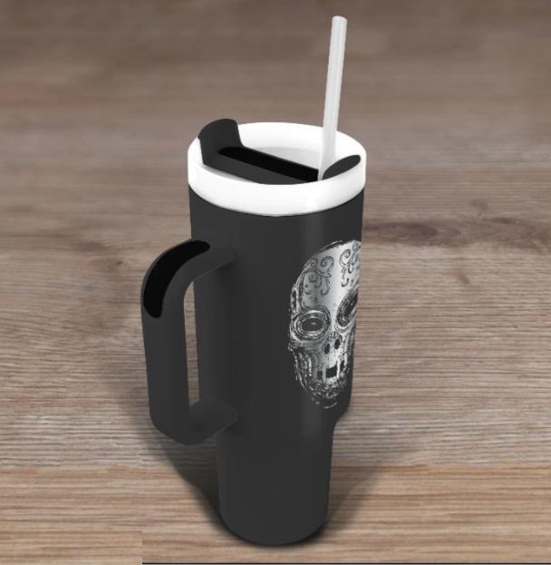 Harry Potter Dark Arts travel cup with straw (1180 ml) / Harry Potter Czarna Magia kubek podróżny ze słomką (1180 ml)