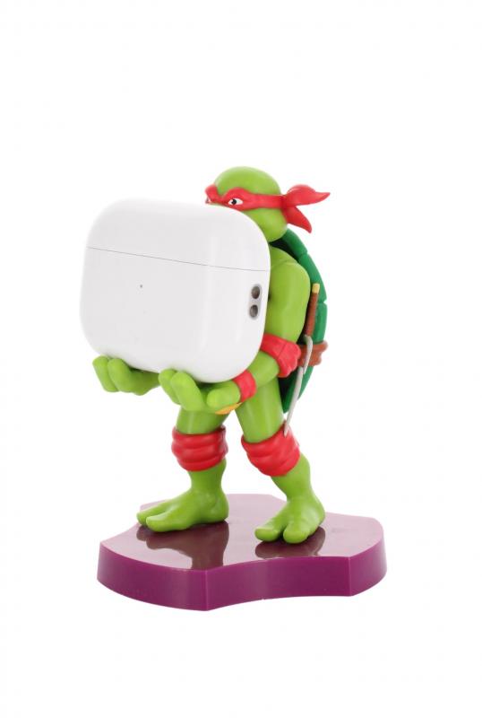 TMNT: Raphael Cable Guys Holdem - Earbud Holder (11 cm) / Stojak na słuchawki Wojownicze Żółwie Ninja - Raphael (11 cm)