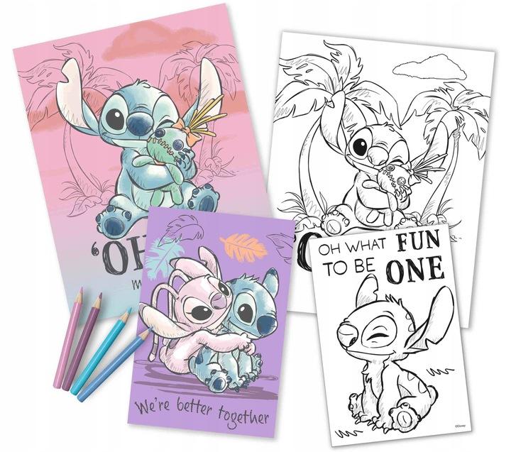 Disney Stitch coloring set / Disney Stitch zestaw do kolorowania