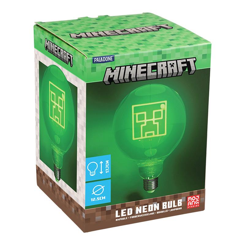 Minecraft Creeper LED Neon Bulb Only / Minecraft Creeper żarówka neonowa