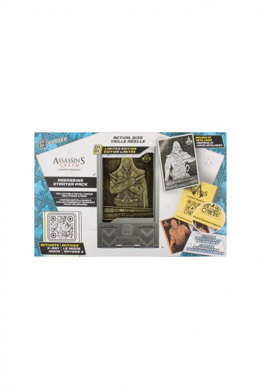 Assassins Creed Digiplate Starter Pack: phone stand and metal plates set (3 pcs) / Assassins Creed zestaw: stojak na telefon plus 3 x płytki Digiplates