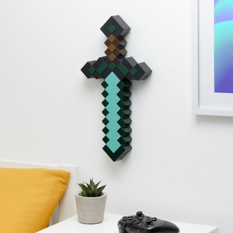 Minecraft Diamond Sword Light (high: 40 cm) / lampka Minecraft diamentowy miecz (długość: 40 cm)