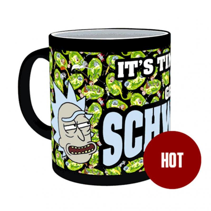 RICK AND MORTY Get Schwifty heat change mug / kubek termoaktywny RICK AND MORTY Get Schwifty - ABS