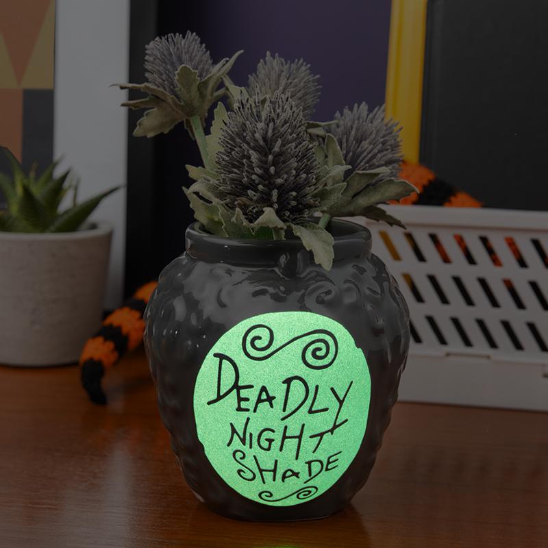 The Nightmare Before Christmas Deadly Nightshade Pen and Plant Pot (glow in the dark) / przybornik na biurko - doniczka Miasteczko Halloween (świeci w ciemności)