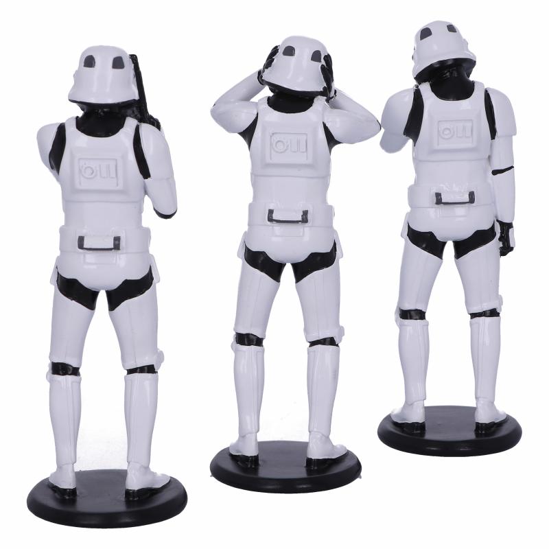 Star Wars Stormtrooper Three Wise (high: 14cm) / Zestaw 3 figurek Gwiezdne Wojny Szturmowiec - trzy mądrale