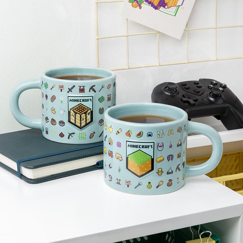 Minecraft Embossed Mug / Minecraft kubek z tłoczonym wzorem