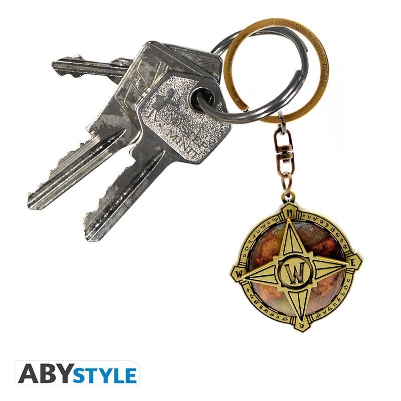 WORLD OF WARCRAFT Moving Keychain - Azeroth's Compas / brelok ruchomy World of Warcraft - Azeroth kompas - ABS