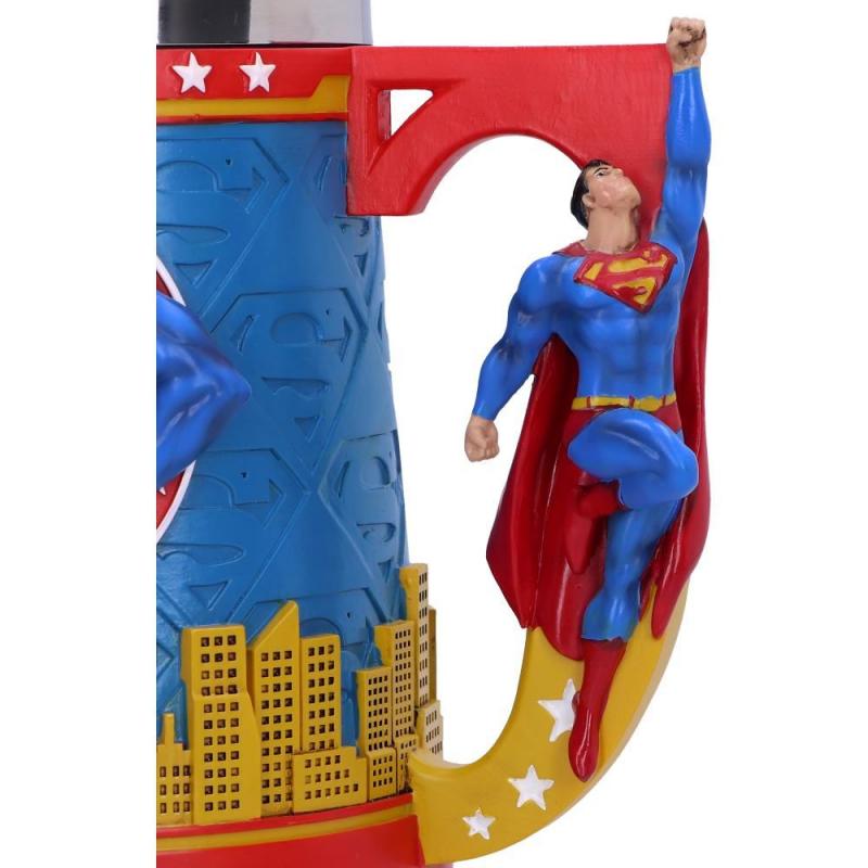 Superman Man of Steel Tankard (high: 15,5cm) / kufel kolekcjonerski DC Superman - Człowiek z żelaza