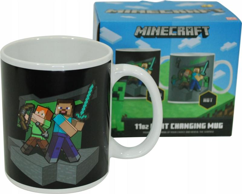 Minecraft heat change mug - Earth / kubek termoaktywny Minecraft