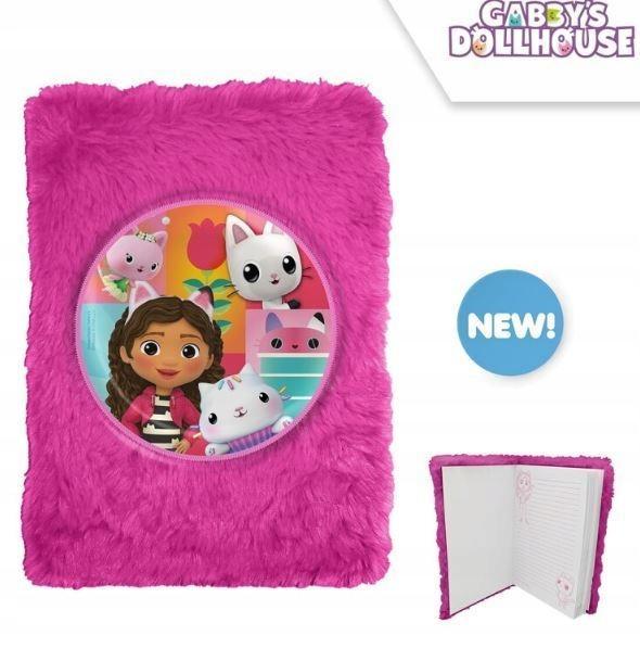 Gabbys Dollhouse plush notebook / Koci domek Gabi pluszowy notatnik