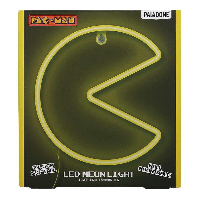 Pac-Man Wall Mountable LED Neon Light (high: 21,50 cm) / Pac-man neonowa lampka ścienna (wysokość: 21,5 cm)