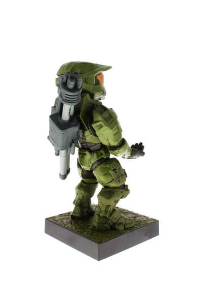 Halo Master Chief Exclusive Variant phone & controller holder (20 cm) with light up square base / stojak Halo Master Chief Exclusive Variant (20 cm) ze świecącą podstawą