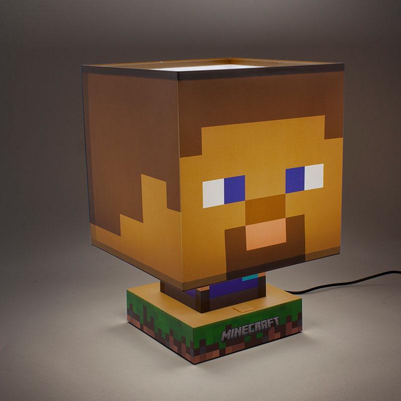 Minecraft Steve Icon Lamp (high: 26 cm) / lampa Minecraft Steve (wysokość: 26 cm)