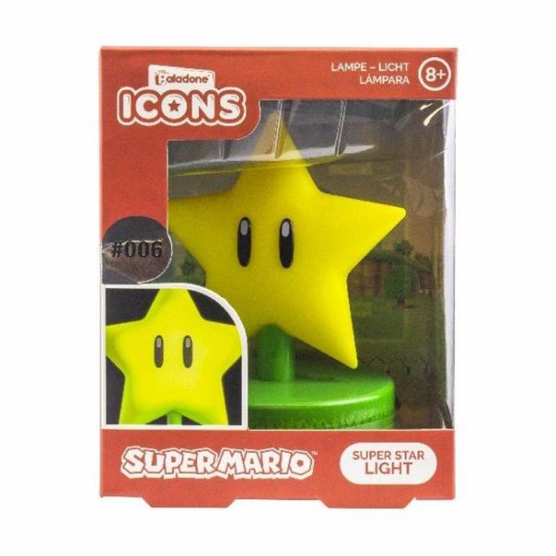 Super Mario Super Star icon light / lampka Super Mario - Super Star