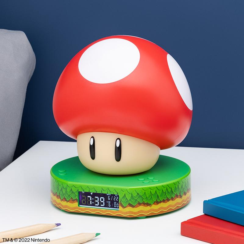 Super Mario Mushroom Digital Alarm Clock / zegar cyfrowy Super Mario Mushroom