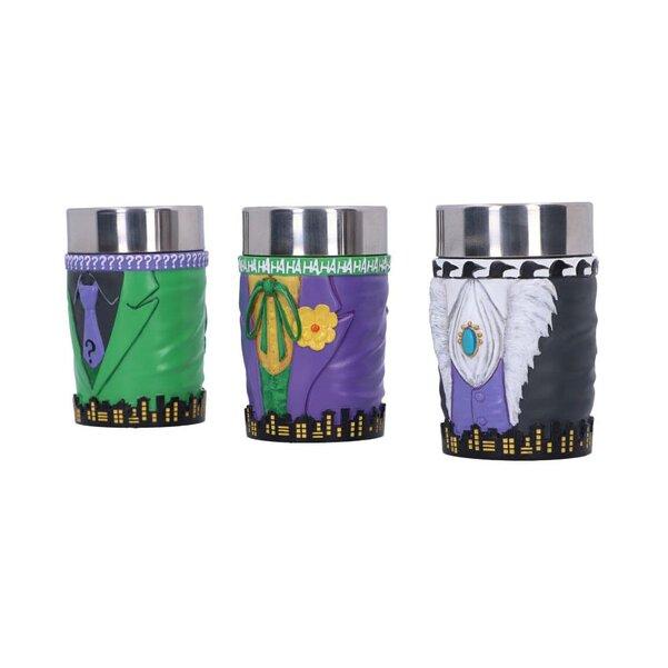 DC Batman Super-Villain Collectible Mini Cup Set (4 pcs) / Zestaw kieliszków DC Comics Super-Villain (4 sztuki)