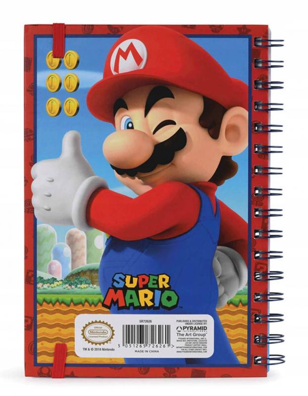 SUPER MARIO 3D NOTEBOOK / notatnik 3D Super Mario