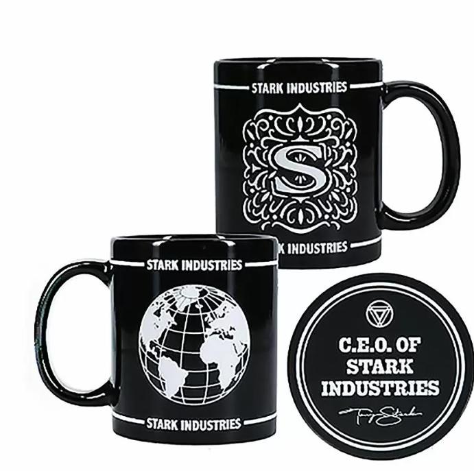 Marvel Stark Industries Mug and Coaster / Zestaw prezentowy Marvel Stark: kubek plus podkładka