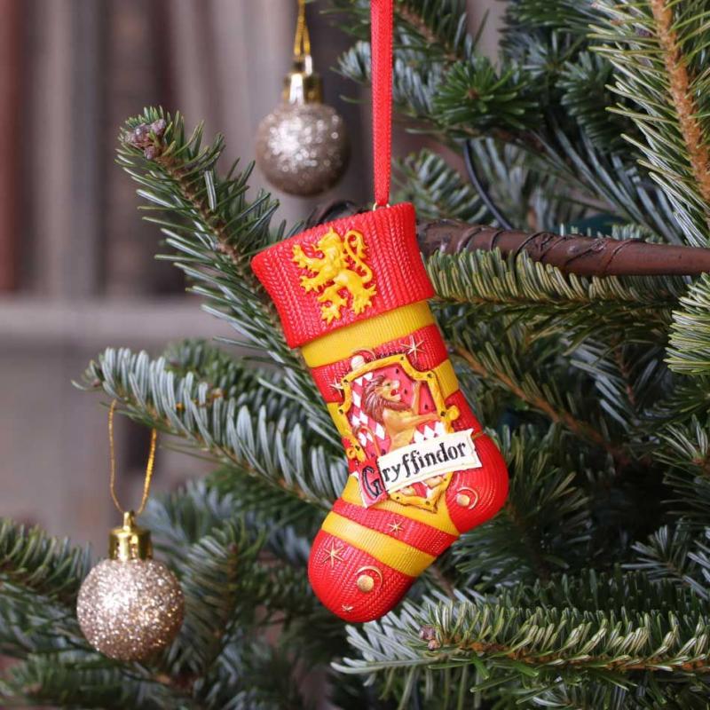 Harry Potter Gryffindor Stocking Hanging Ornament (9,5 cm) / ozdoba wisząca Harry Potter - skarpeta Gryffindor (9,5 cm)