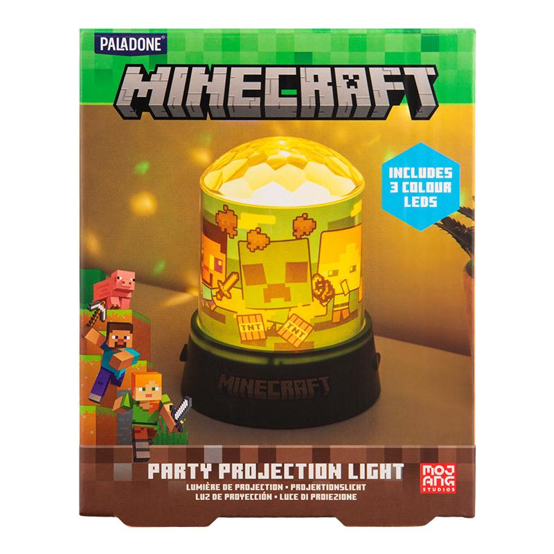 Minecraft Party Projection Light (high: 13 cm) / Minecraft Lampka projekcyjna na imprezę (wysokość: 13 cm)