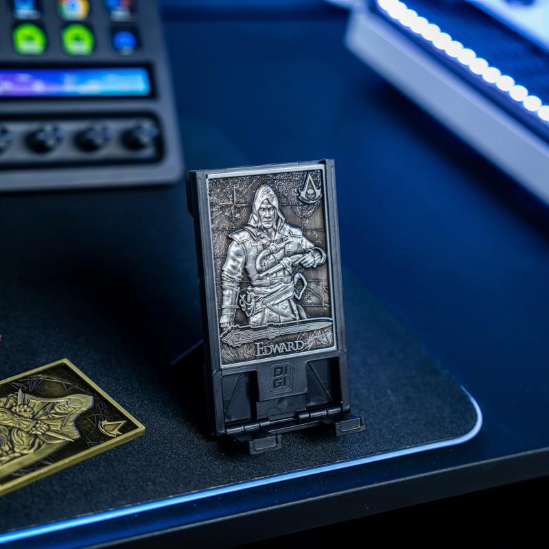 Assassins Creed Digiplate Starter Pack: phone stand and metal plates set (3 pcs) / Assassins Creed zestaw: stojak na telefon plus 3 x płytki Digiplates