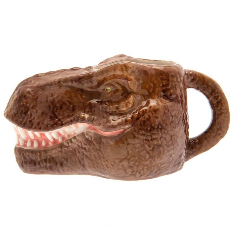 JURASSIC WORLD: DOMINION (DINO HEAD) SCULPTED MUG / kubek 3D Park Jurajski: głowa dinozaura