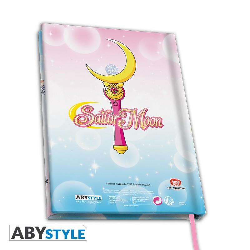 SAILOR MOON A5 Notebook Sailor warriors / Notatnik A5 Czarodziejka z Księżyca - Wojownicze Księżniczki - ABS