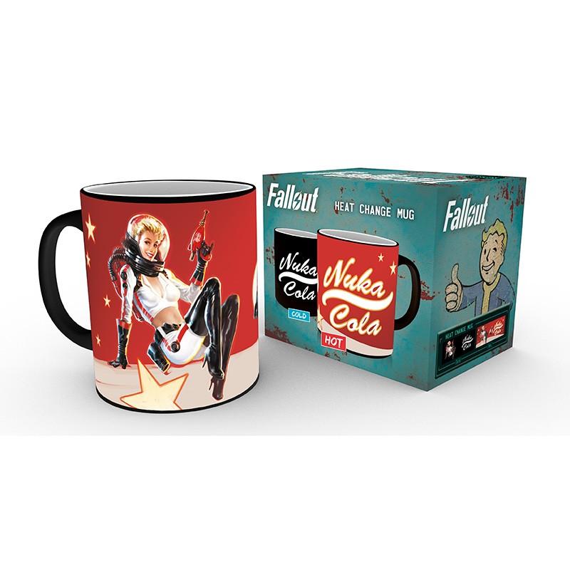 FALLOUT Mug Heat Change (320 ml) - Nuka Cola / kubek termoaktywny Fallout (320 ml) - Nuke Cola - ABS