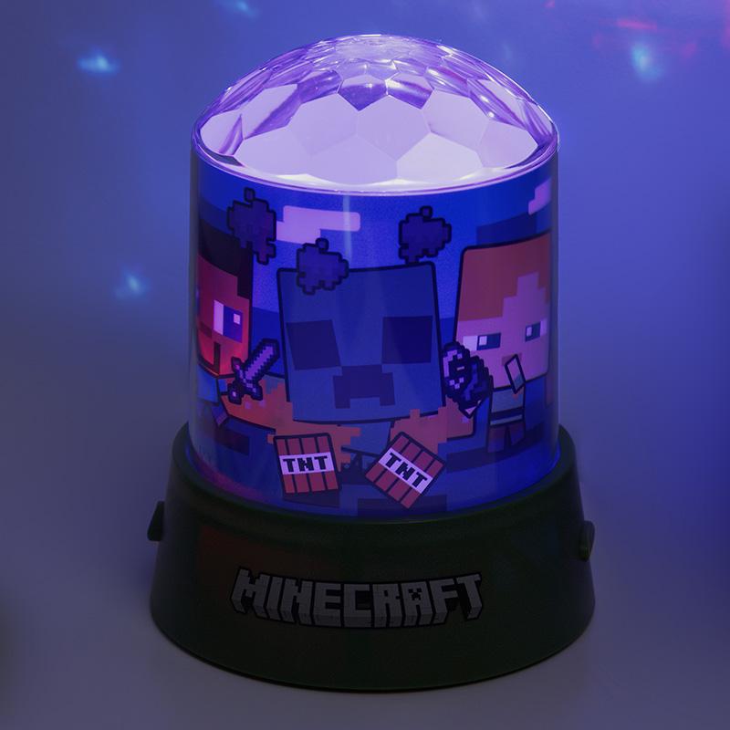 Minecraft Party Projection Light (high: 13 cm) / Minecraft Lampka projekcyjna na imprezę (wysokość: 13 cm)