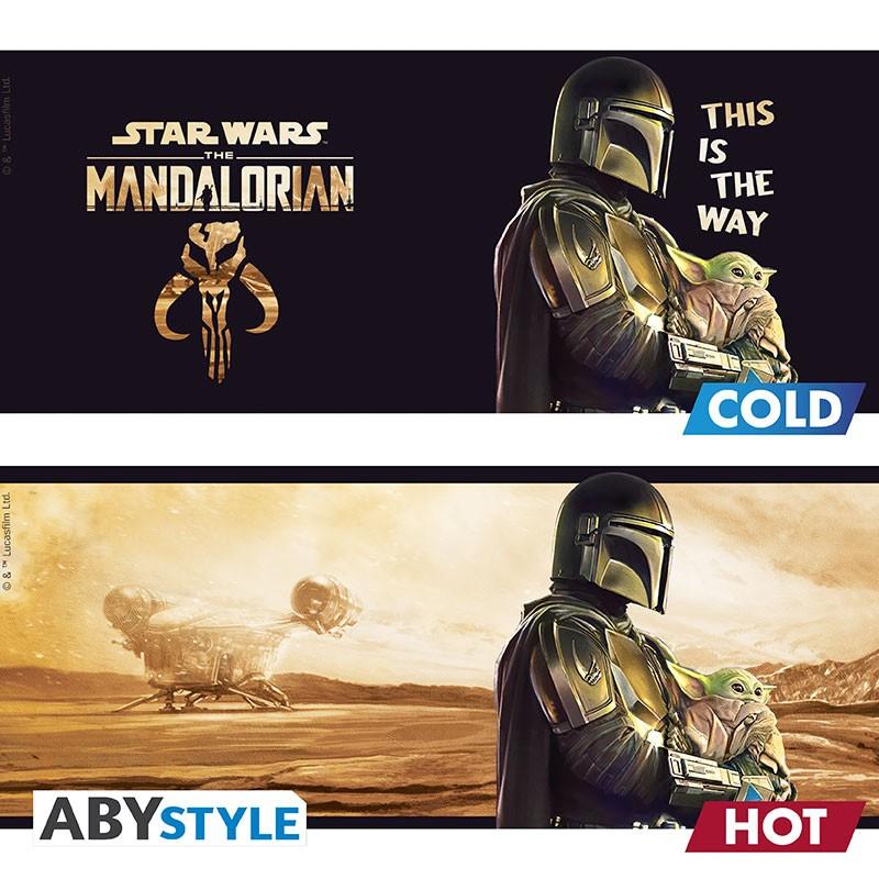 Star Wars THE MANDALORIAN mug heat change (460 ml) - Mando / Gwiezdne Wojny Mandalorian kubek termoaktywny (460 ml) Mando - ABS