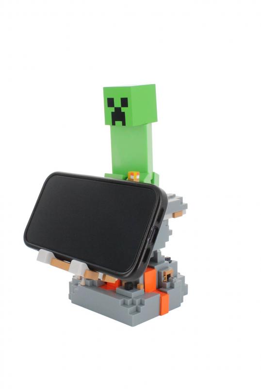 Minecraft - Creeper phone & controller holder (high: 20 cm) / Minecraft stojak na telefon - kontroler (wysokość: 20 cm) - Creeper