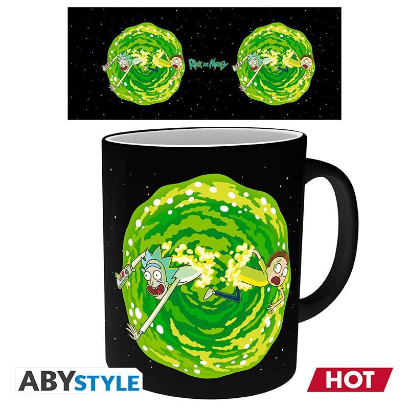 Rick & Morty Mug Heat Change - Portal / Kubek termoaktywny Rick & Mortal - Portal - ABS