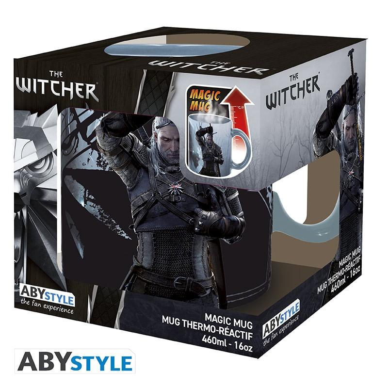 THE WITCHER Mug Heat Change - Geralt & Ciri / kubek termoaktywny Wiedźmin Geralt i Ciri - ABS