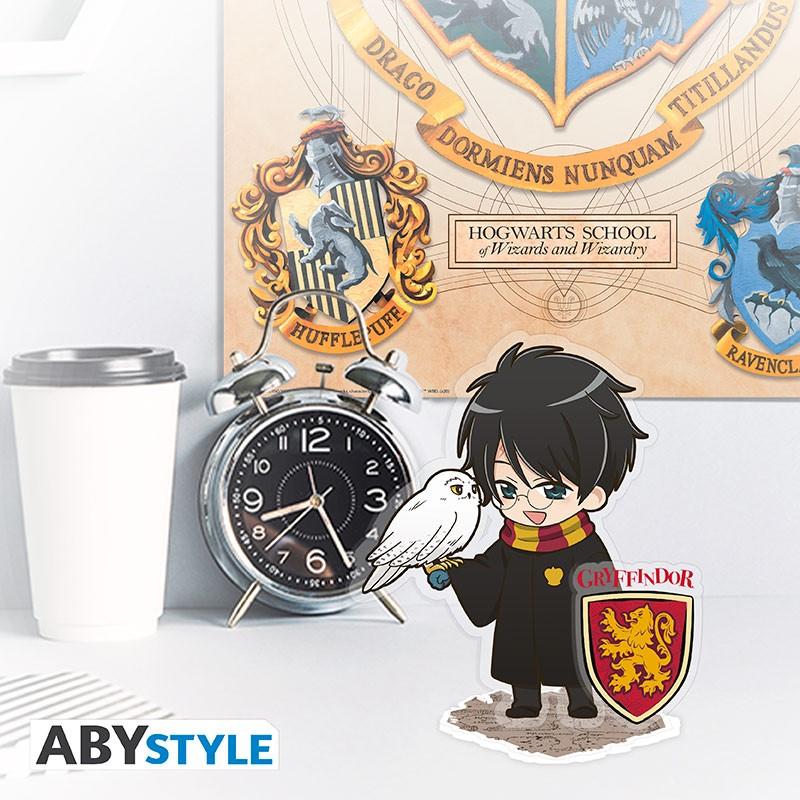 HARRY POTTER gift set: candle, acrylic graphics, stickers / zestaw prezentowy Harry Potter: świeczka, akrylowa grafika, naklejki - ABS