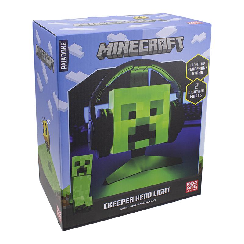 Minecraft Creeper light & headphone stand - 23,5 cm / lampka / stojak na słuchawki Minecraft Creeper (wysokość: 23,5 cm)