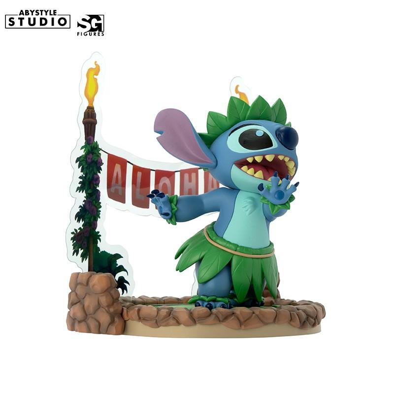 Disney Stitch Hula Dance (high: 35 cm) / Disney Stitch figurka Hula Dance (wysokość: 10 cm) - ABS