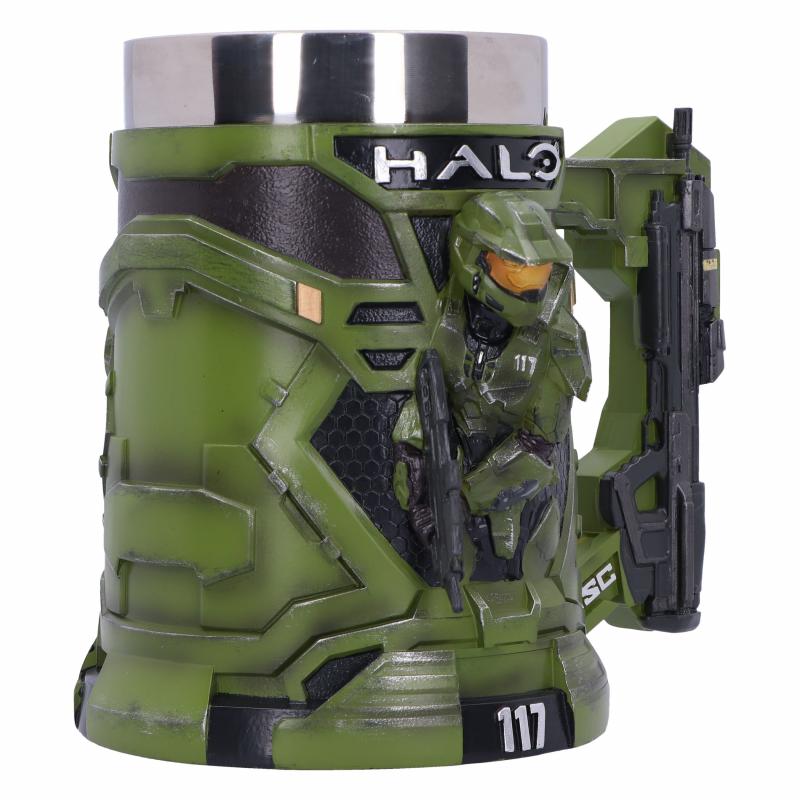 Halo Master Chief Tankard (high: 15,5 cm) / Kufel kolekcjonerski Halo - Master Chief (wys: 15,5 cm)