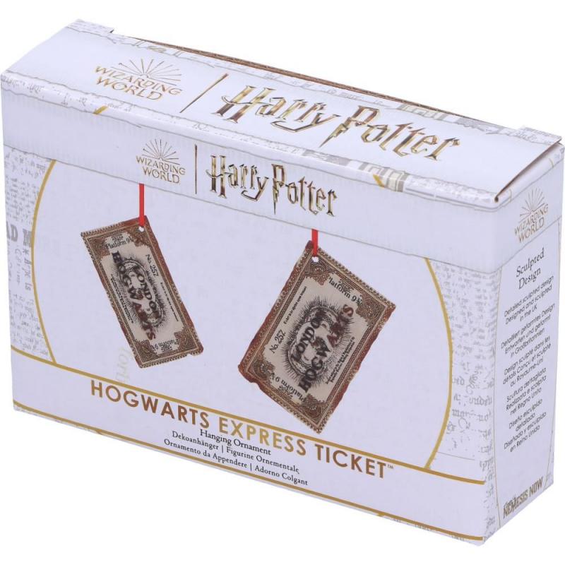 Harry Potter Hogwarts Ticket Hanging Ornament / Harry Potter wisząca ozdoba bilet do Hogwartu