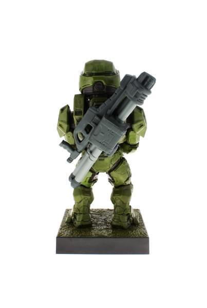 Halo Master Chief Exclusive Variant phone & controller holder (20 cm) with light up square base / stojak Halo Master Chief Exclusive Variant (20 cm) ze świecącą podstawą