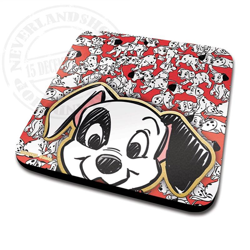 DISNEY 101 DALMATIANS (SEEING SPOTS) GIFT SET incl:mug,coaster,keychain / zestaw prezentowy Disney 101 Dalmatyńczyków: kubek, podkładka,brelok