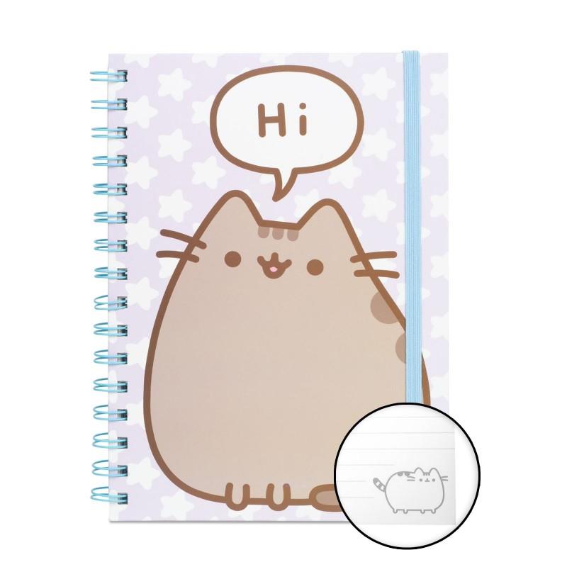 PUSHEEN (PUSHEEN SAYS HI) A5 WIRO NOTEBOOK / notatnik A5 Pusheen