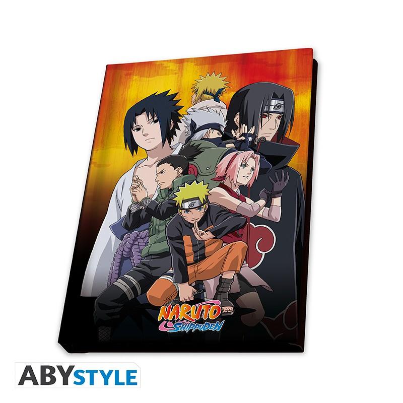 NARUTO SHIPPUDEN gift set: mug (320 ml) + keyring + notebook - Naruto / zestaw prezentowy Naruto Shippuden: kubek + brelok + notatnik - ABS