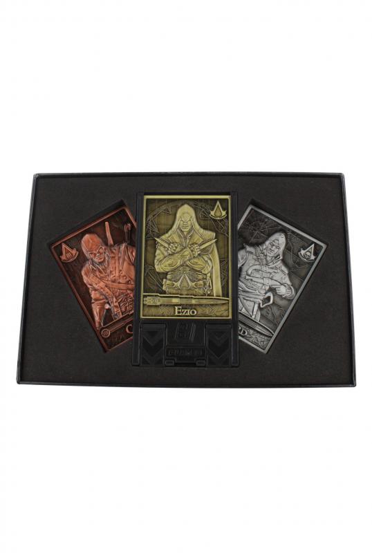Assassins Creed Digiplate Starter Pack: phone stand and metal plates set (3 pcs) / Assassins Creed zestaw: stojak na telefon plus 3 x płytki Digiplates