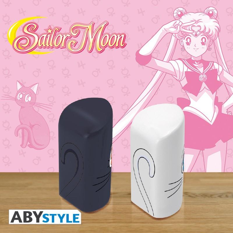 SAILOR MOON Salt & Pepper Shakers - Luna & Artemis / zestaw pieprzniczka i solniczka Czarodziejka z Księżyca - Luna i Artemis - ABS